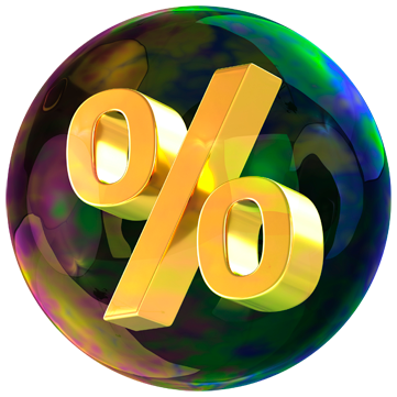 percentage of